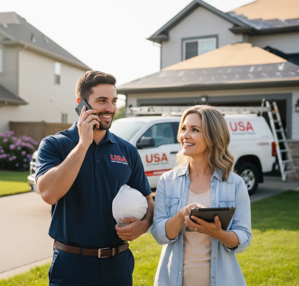 USA Roof Repair Experts customer support in Stanwood